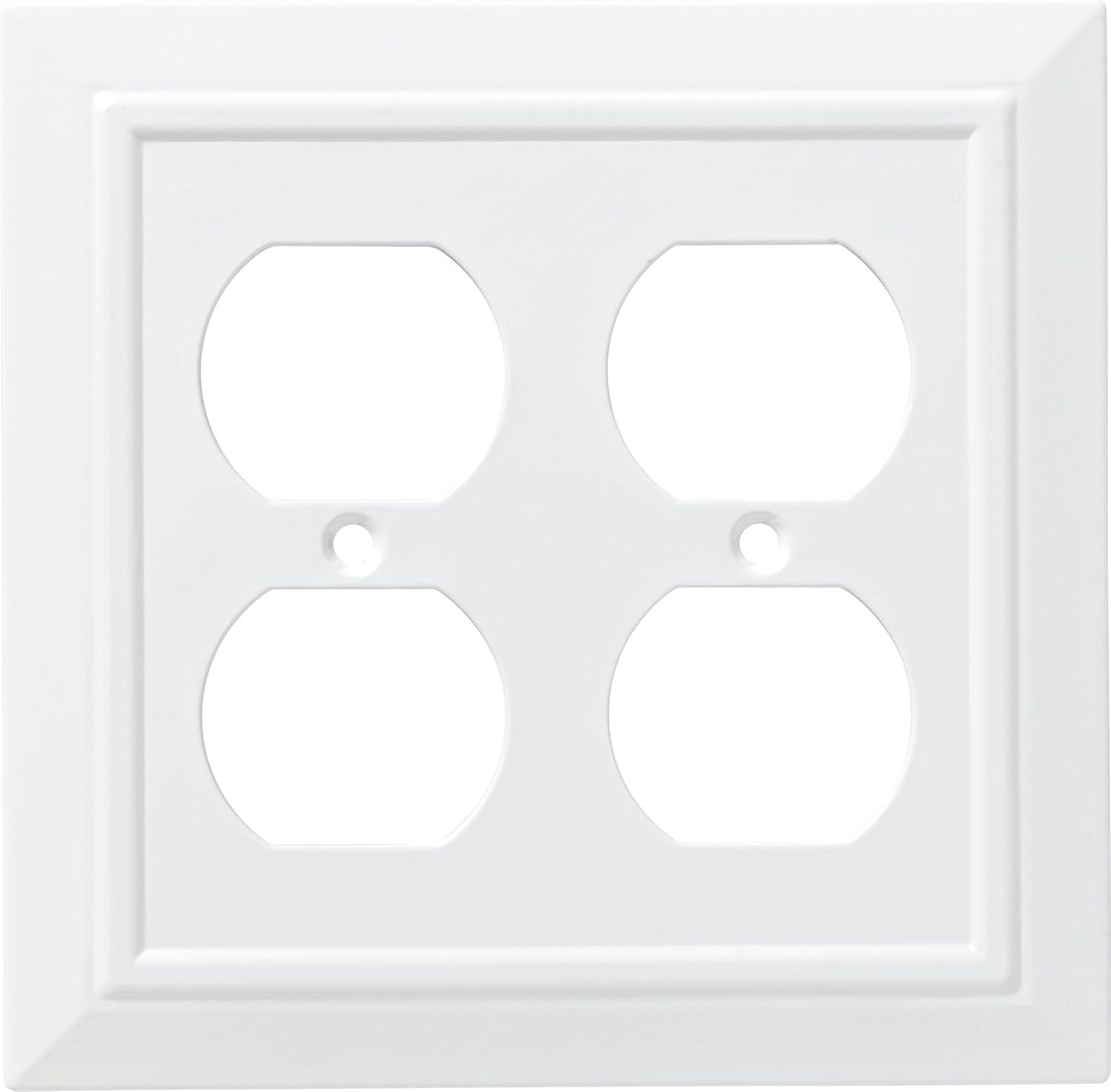 Franklin Brass Classic Architecture 2-Gang Duplex Outlet Wall Plate