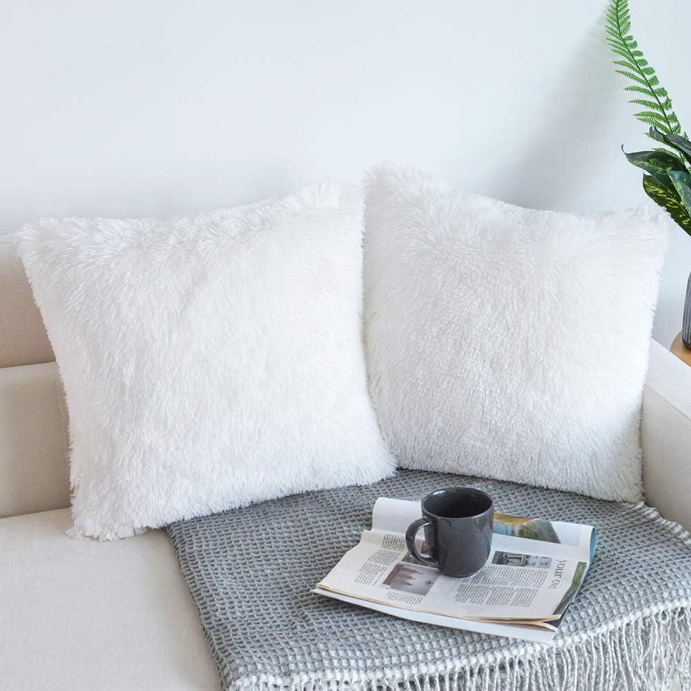 Tassels Faux Fur Pillow Cover