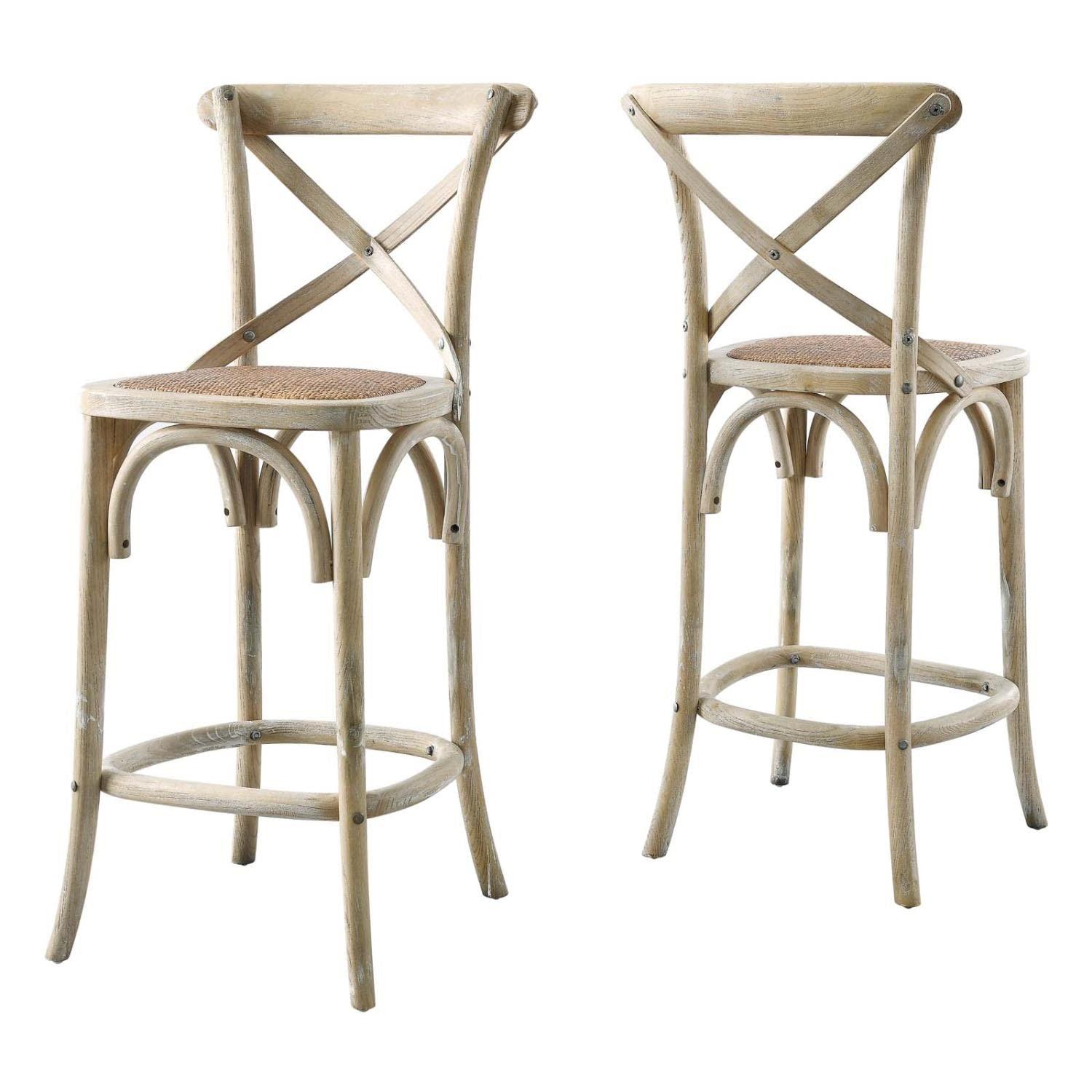 Modway Gear Counter Stool with Gray Finish EEI-5667-GRY