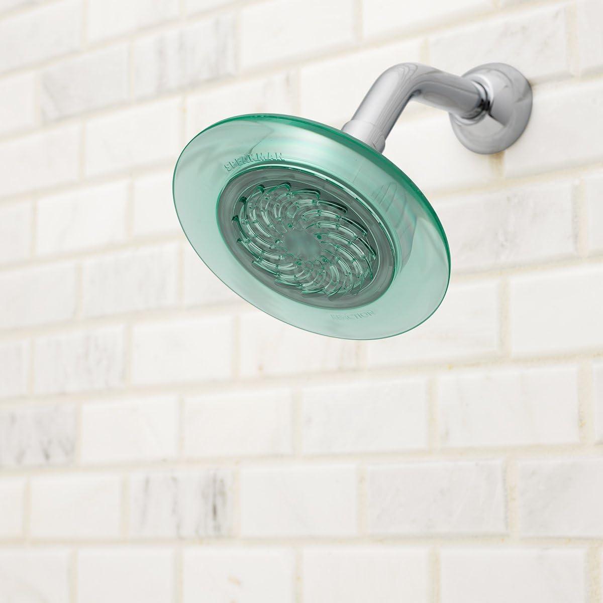 Speakman Reaction Single Function Fixed Shower Head, 1.75 GPM, Jade Green