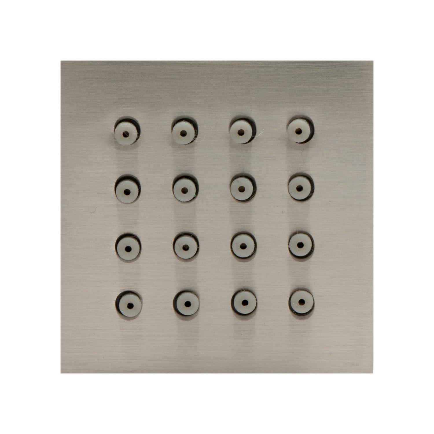 Square Adjustable Shower Body Spray