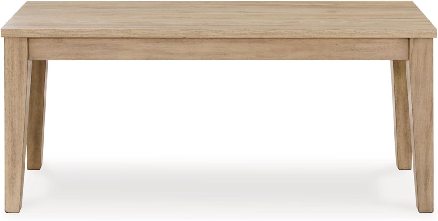 Signature Design by Ashley Gleanville Casual 42" Dining Bench, Light Brown