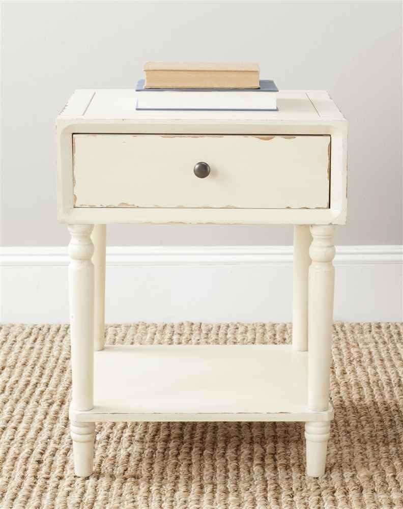 Siobhan Accent Table W/ Storage Drawer - Safavieh