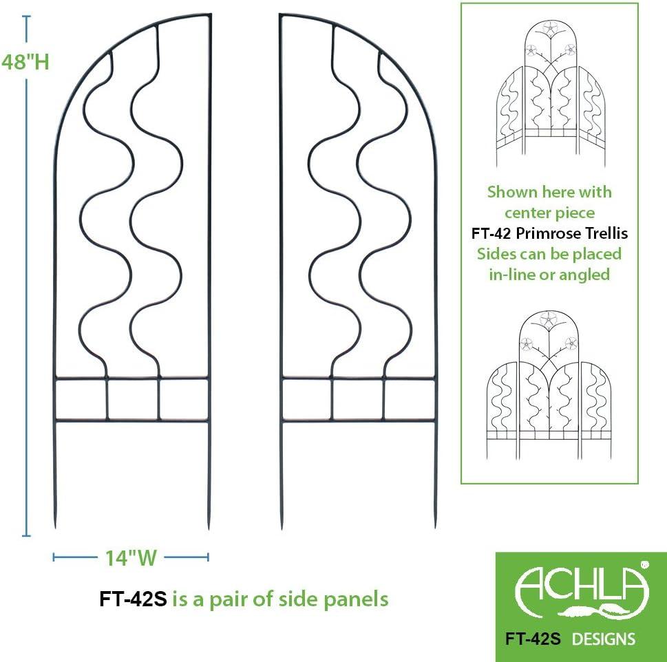 Achla Designs Primrose Garden Trellis Side Panel - Set of 2