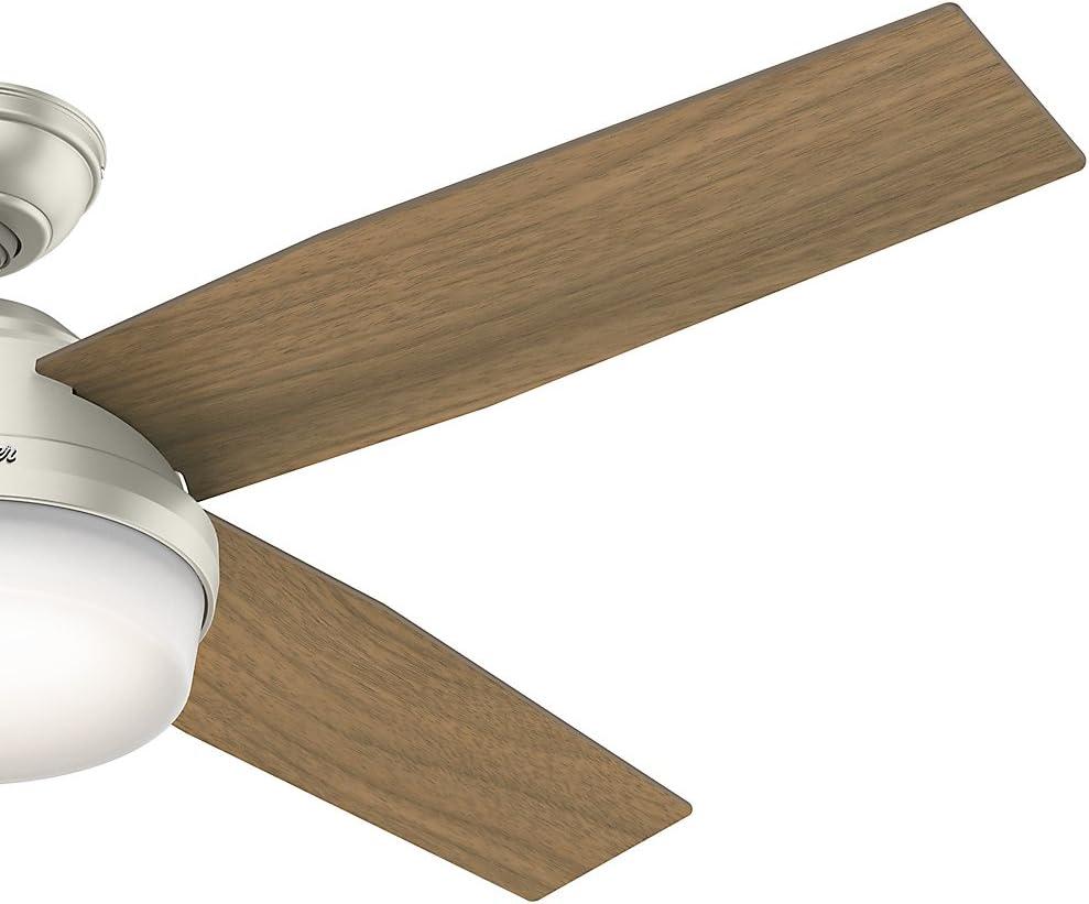 52" Dempsey 4 - Blade Standard Ceiling Fan with Remote Control and Light Kit Included