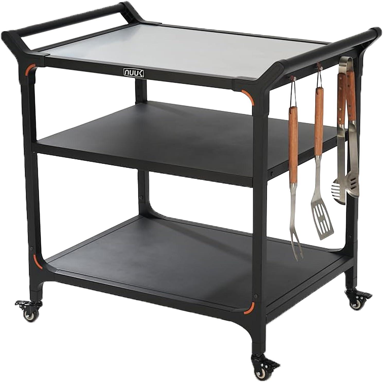 NUUK Stainless Steel 30IN Outdoor Grill and Prep Cart