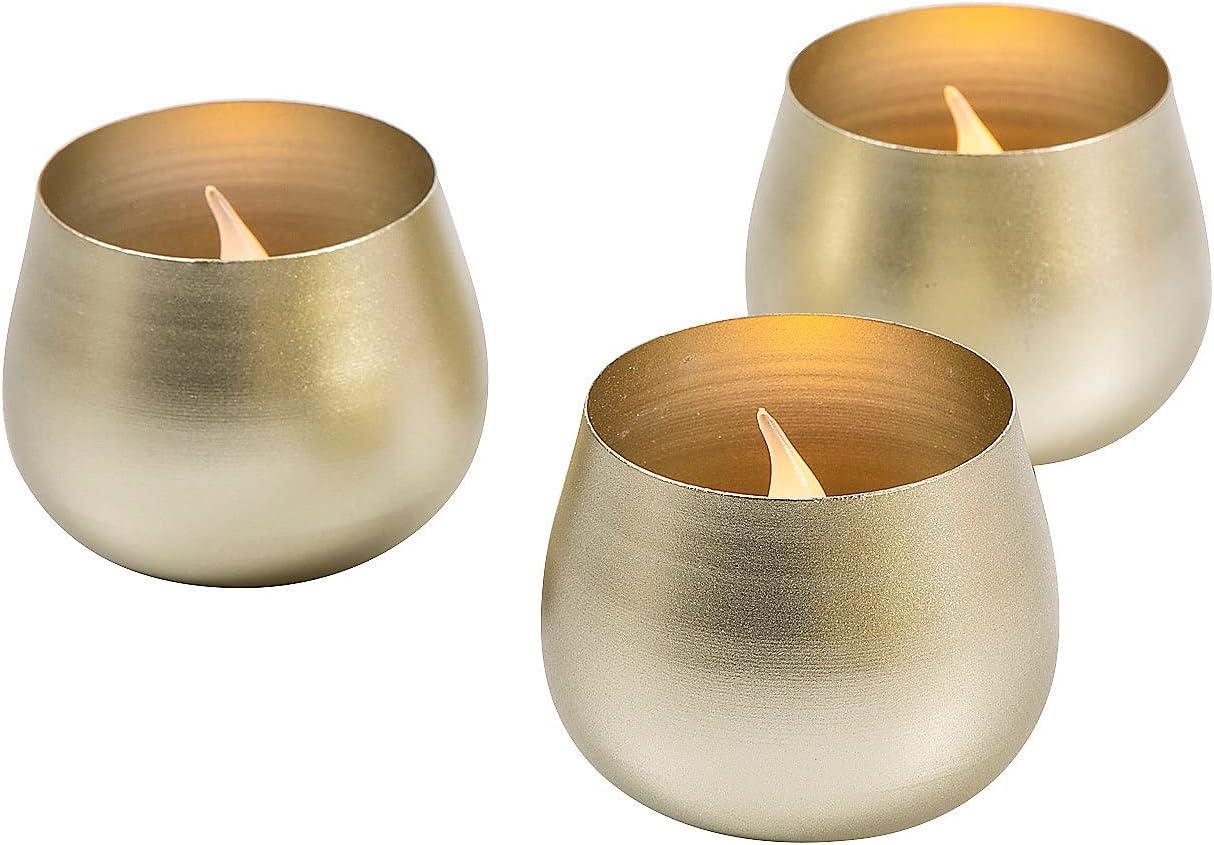 Fun Express Gold Metal Votive Candle Holders - 12 Pc.