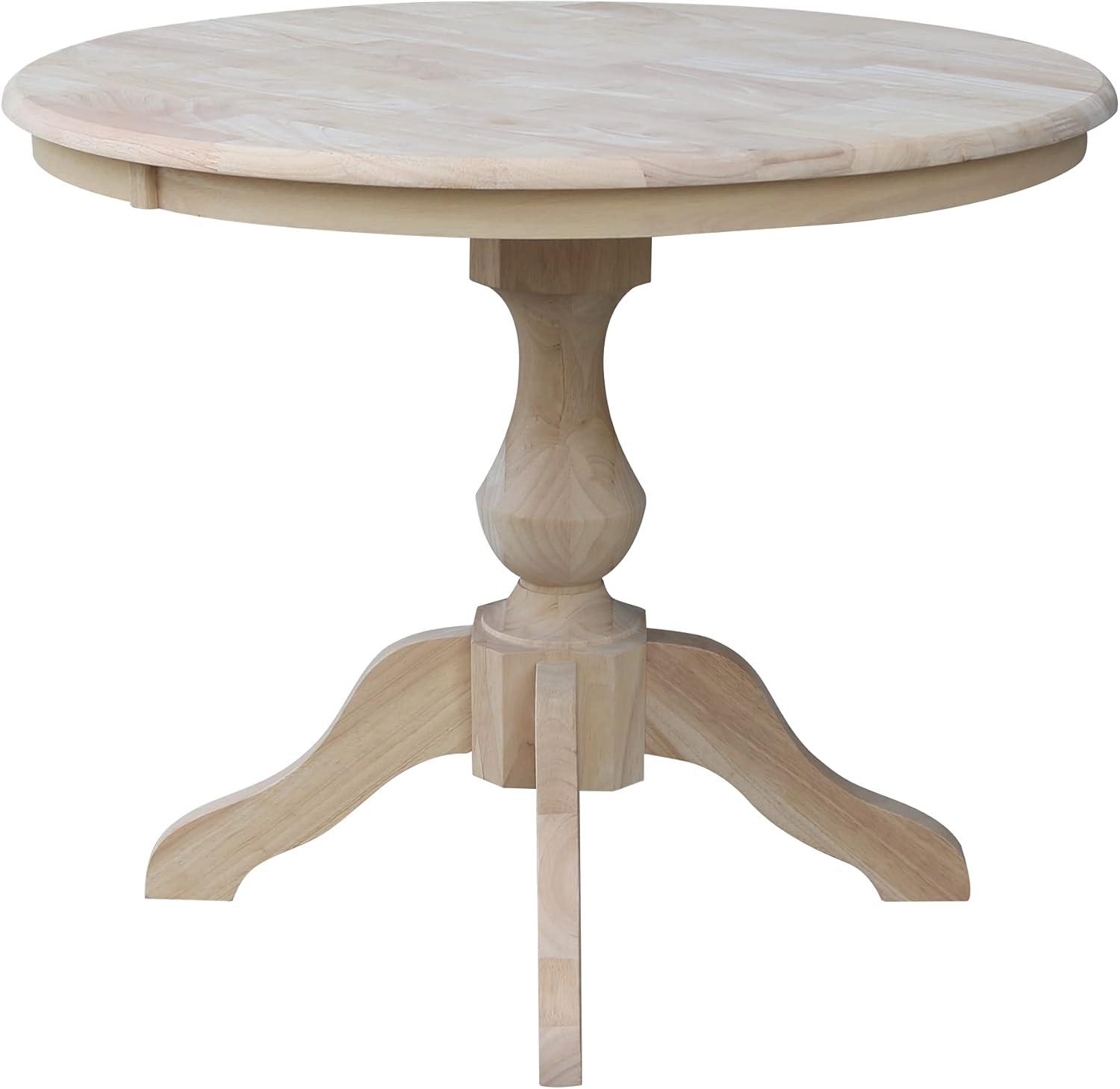 International Concepts 36" Round Top Pedestal Table - 28.9"H