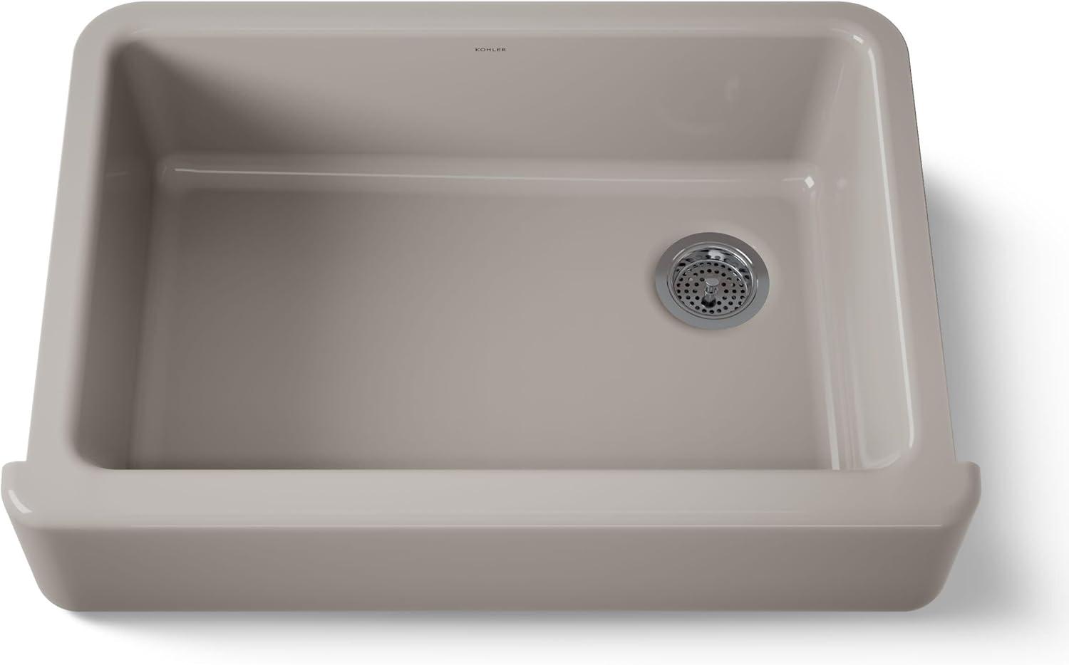 Whitehaven® 33" x 22" Self-Trimming Under-Mount Single-Bowl Kitchen Sink with Tall Apron
