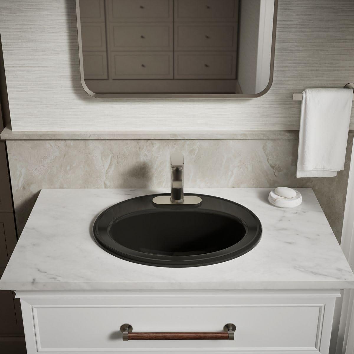 Pennington® Self-Rimming Drop-in Bathroom Sink with 4" Centers