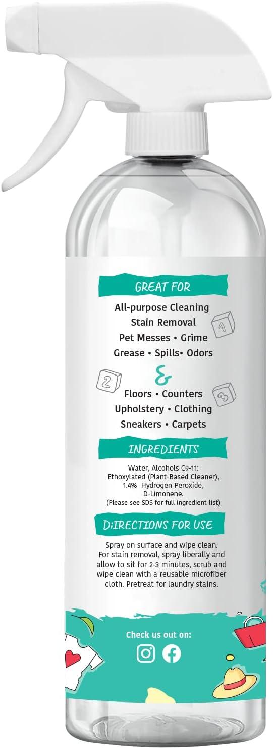 MomRemedy Hydrogen Peroxide Based Household Cleaner & Stain Remover - 24oz each/3-pack