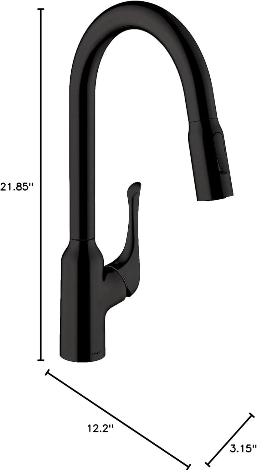 hansgrohe Allegro N HighArc Kitchen Faucet, 2-Spray Pull-Down, 1.75 GPM