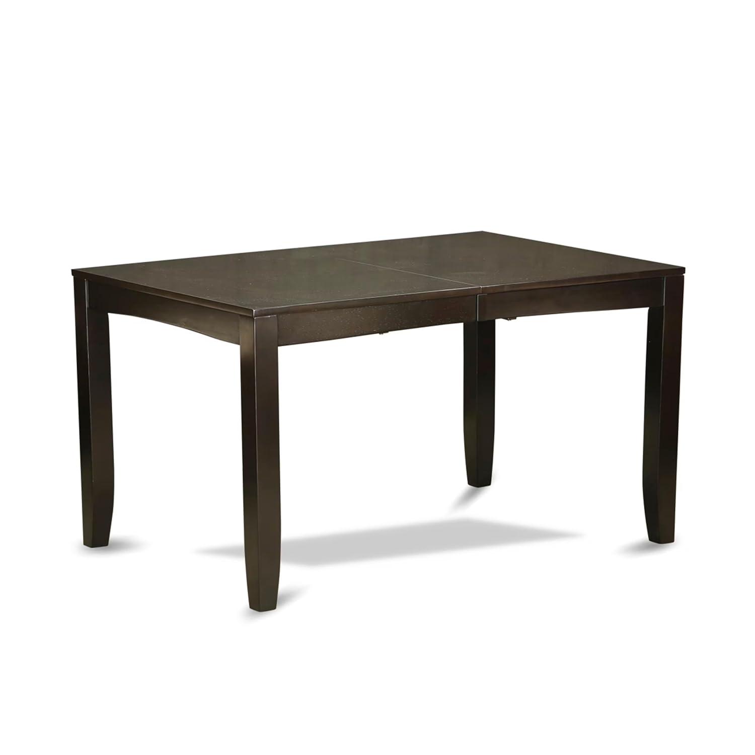 LYAN6-CAP-LC 6-Pc Kitchen Table with bench-Dining Table and 4 Dining Chairs and Bench