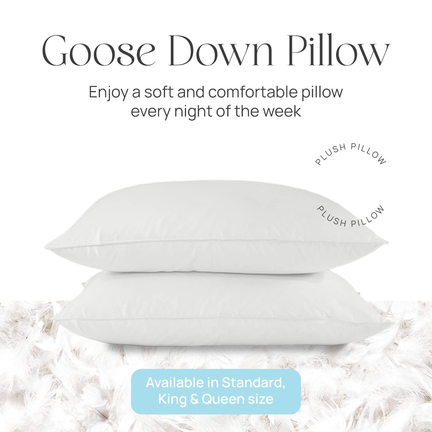 East Coast Bedding Down Medium Pillow (Set of 2)