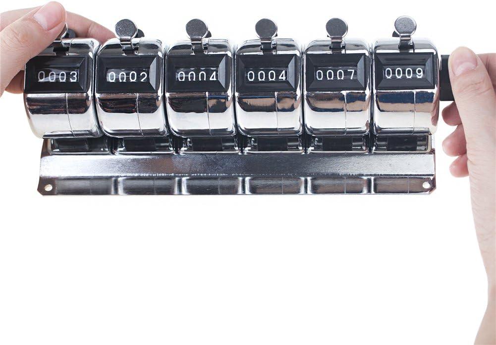 Toptie 3-Unit Desktop Tally Counter, Counter Clicker with Base, for Event, People, Inventory