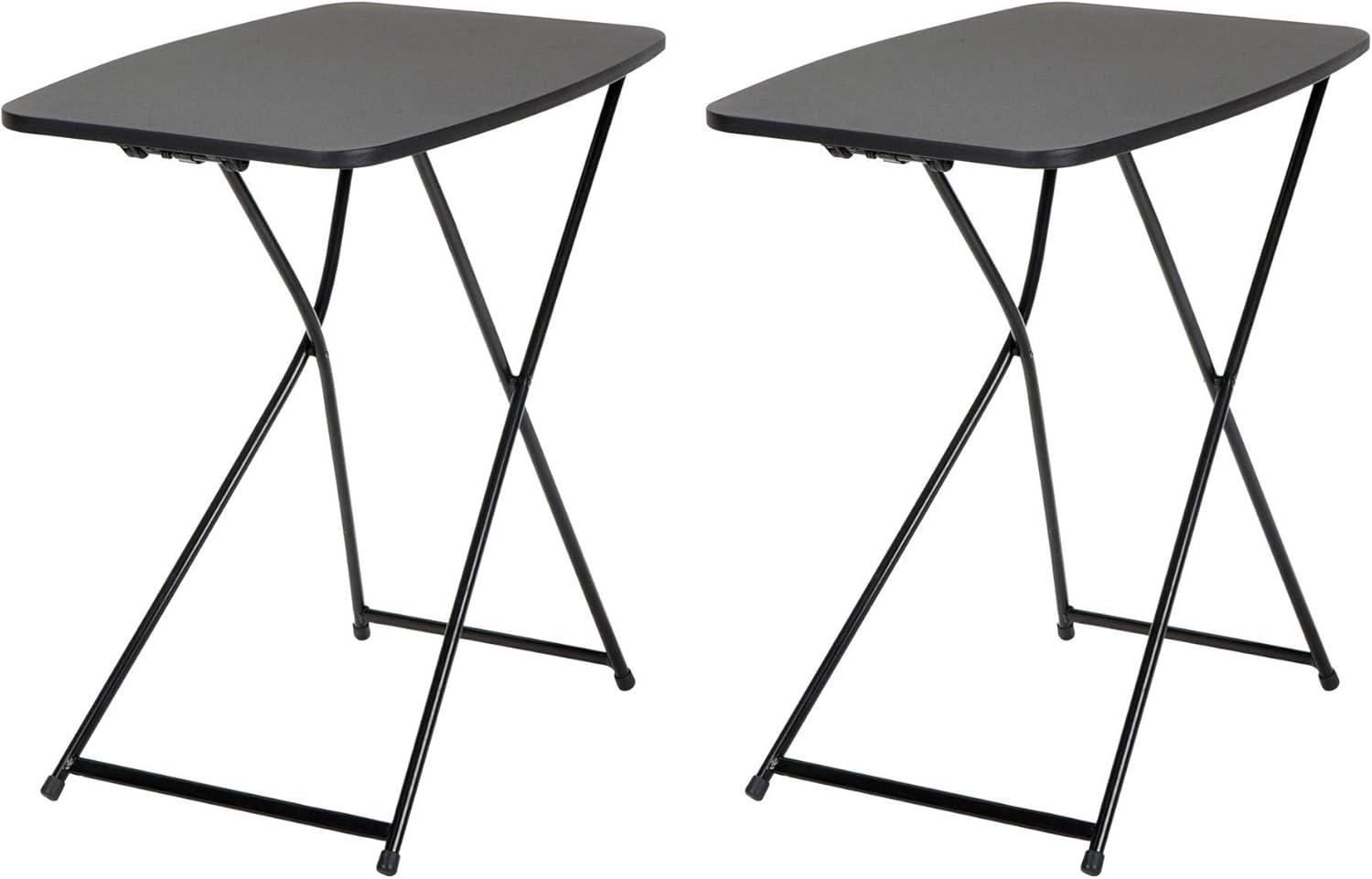 Black Molded Plastic Folding Activity Table Set