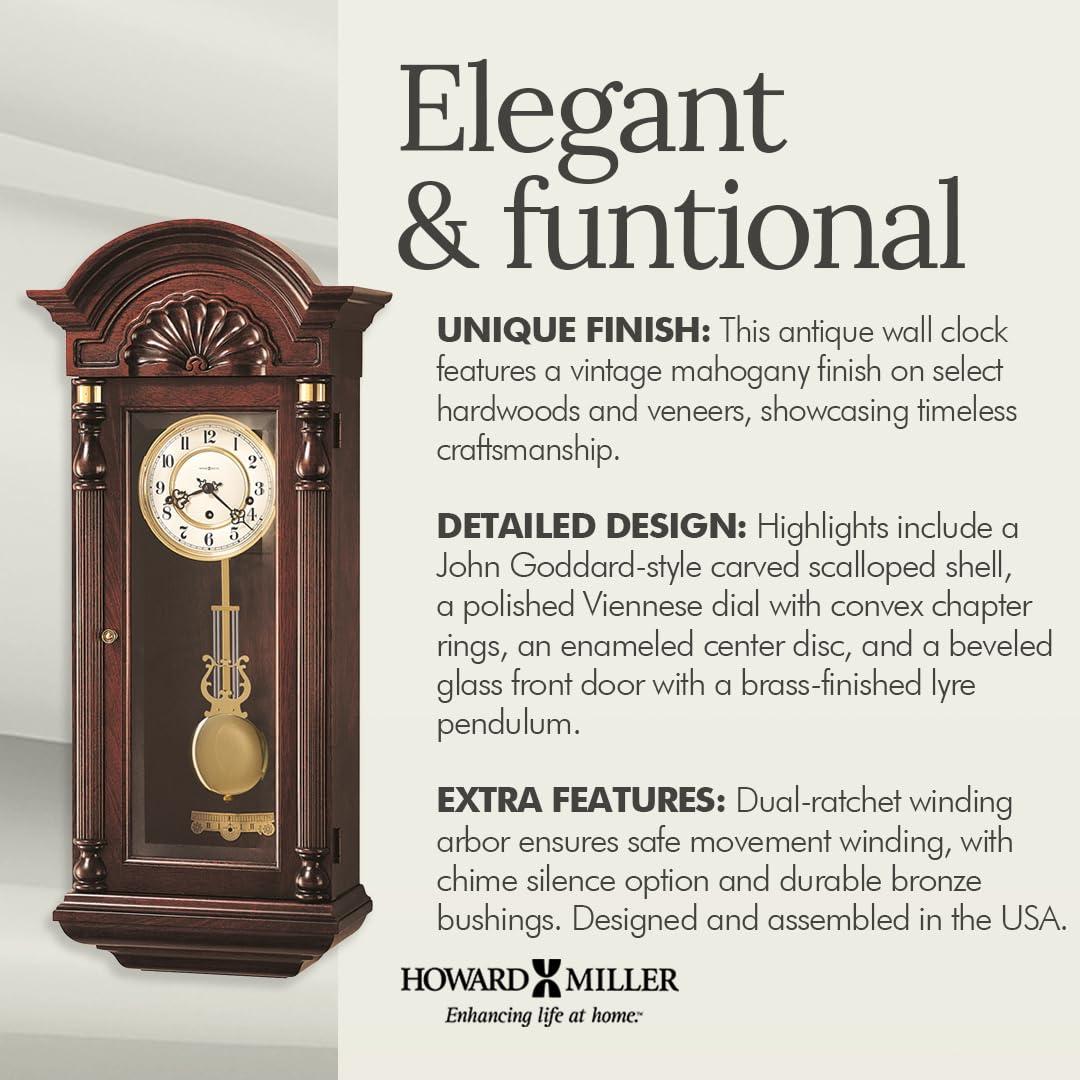 Howard Miller® Jennison Wood Wall Clock