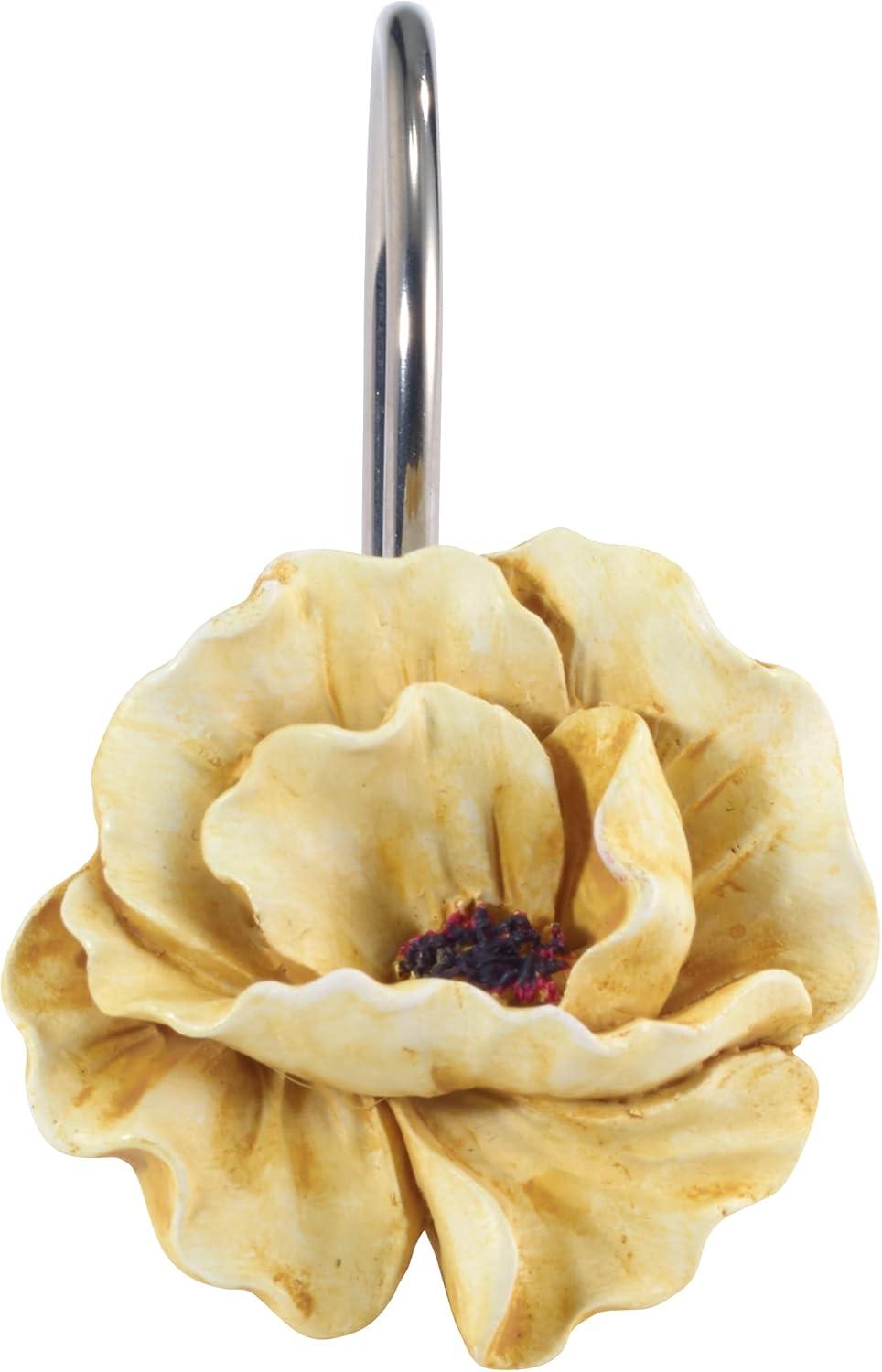 Avanti Linens  Marielle Shower Hooks - Yellow