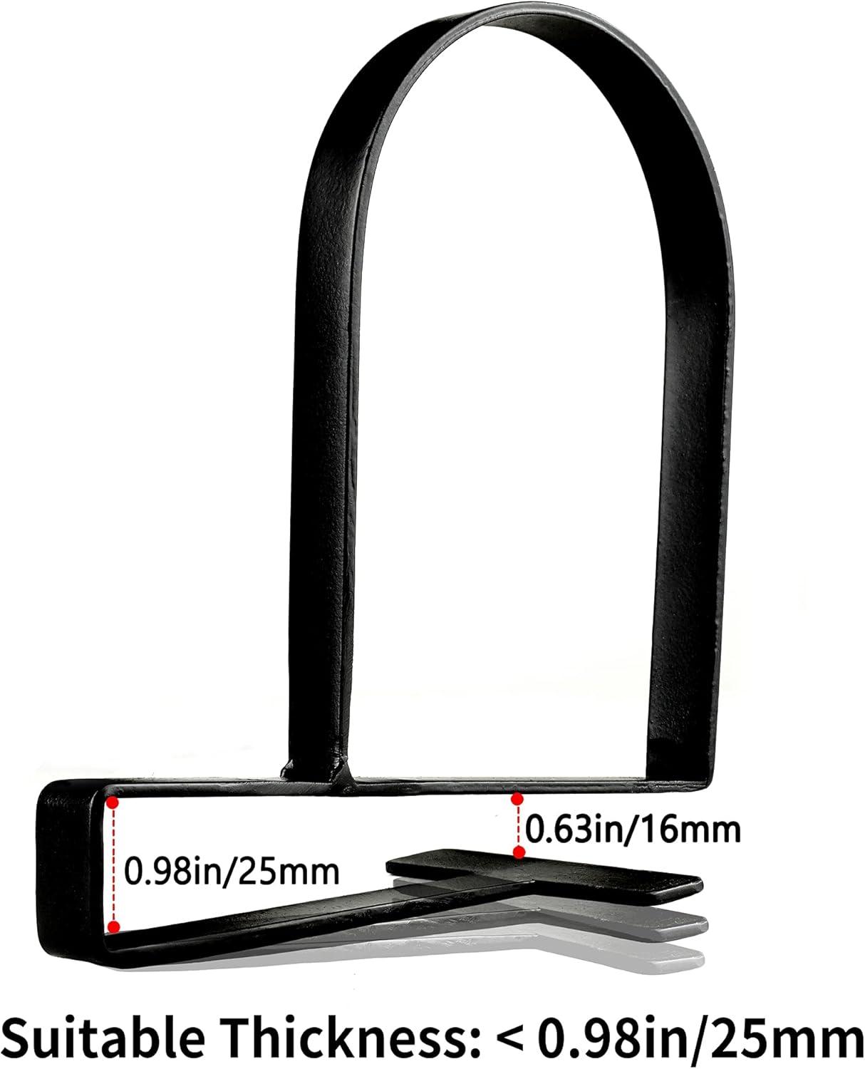 Clamped Bookends for Shelves: Heavy-Duty Book Ends Book Shelf Holders - Non-Skid Bookends Stoppers Supports for Office Study Room