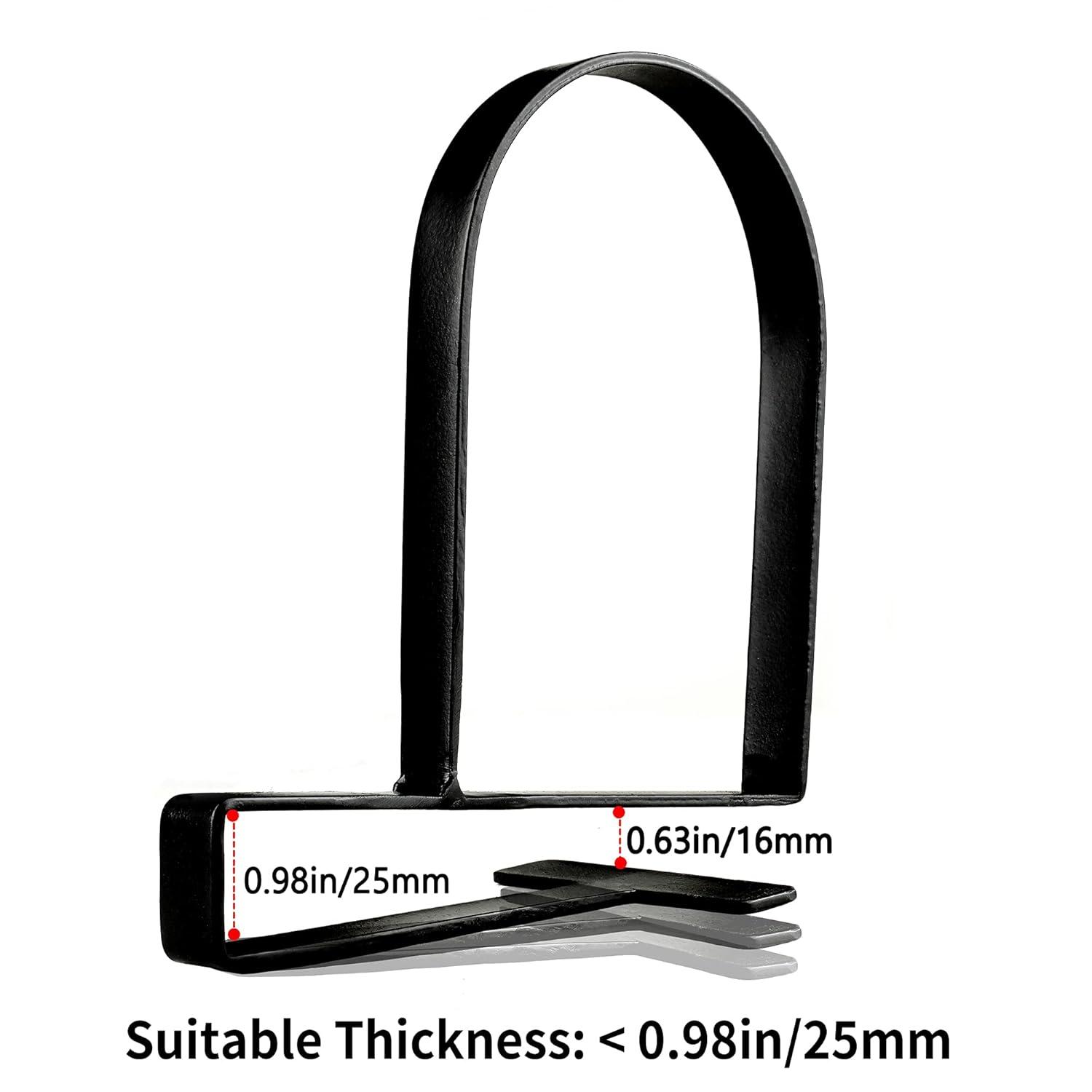 Clamped Bookends for Shelves: Heavy-Duty Book Ends Book Shelf Holders - Non-Skid Bookends Stoppers Supports for Office Study Room