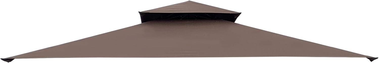 Brown Polyester Replacement Canopy Top for 8' x 5' Grill Gazebo