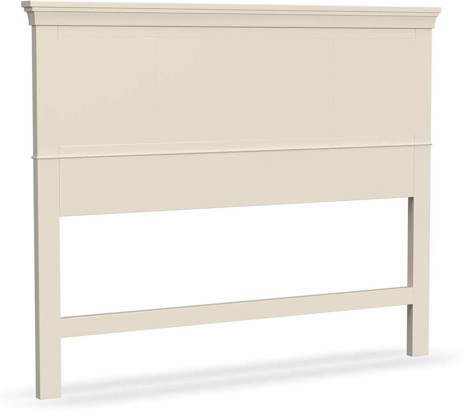 Homestyles Naples Traditional Wood Queen Headboard in Off White