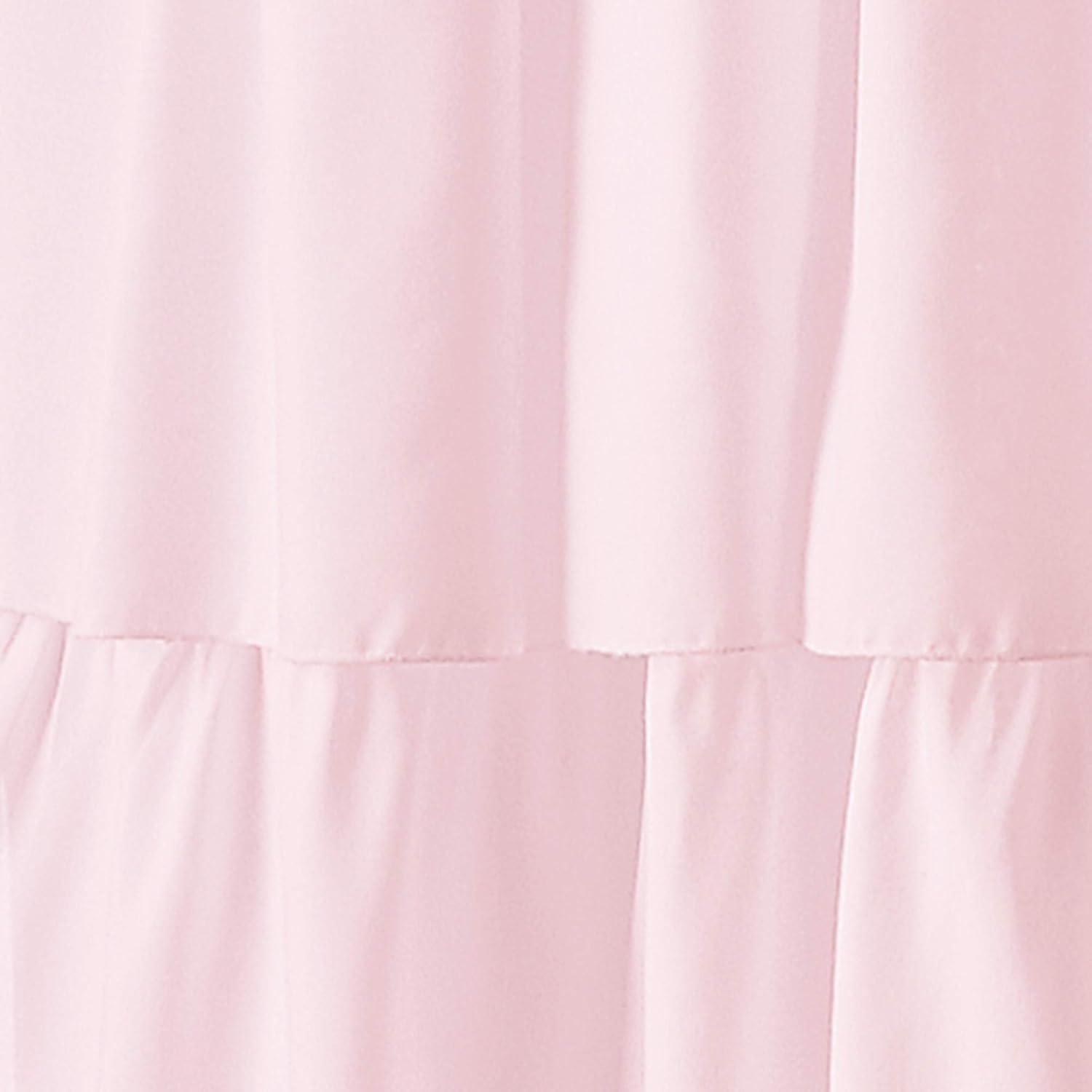 Red Barrel Studio® Flounced Solid Color Semi-Sheer Rod Pocket Single Curtain Panel