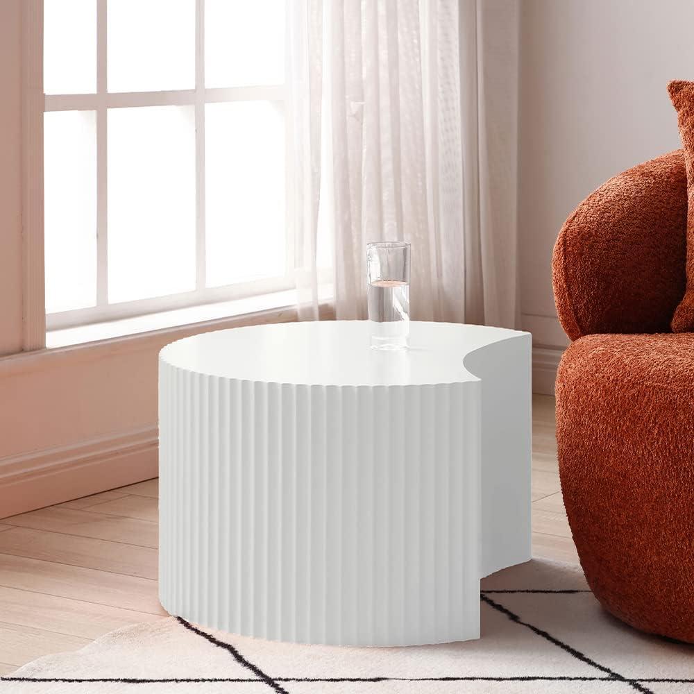 Hokku Designs Blayne 23.62" Round Nesting Coffee Table (2-Pieces)