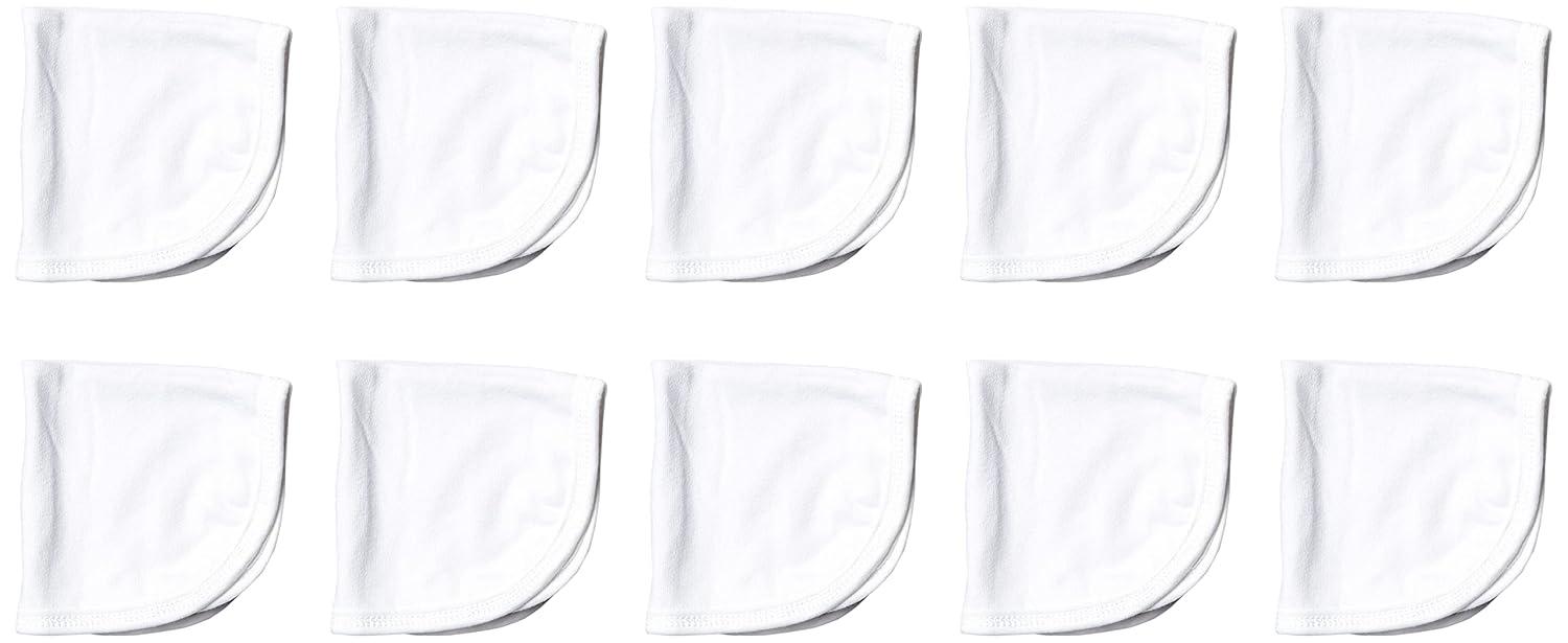 Honest Baby Clothing Baby Boy or Girl Gender Neutral Organic Cotton Washcloth Gift Set, 10 Pack (One Size)