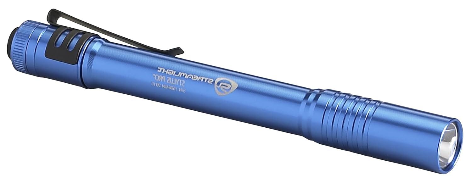 Streamlight 66122 Stylus Pro Blue Penlight with White LED