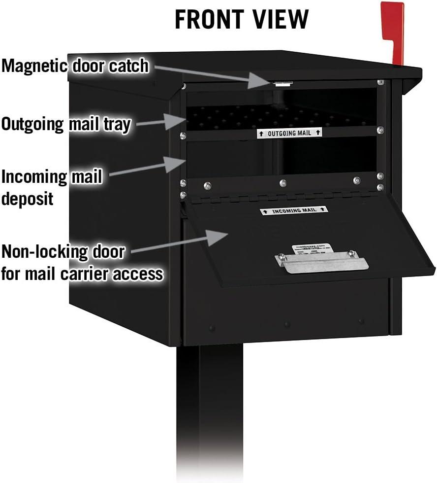 Salsbury Industries Roadside Mailbox - Black