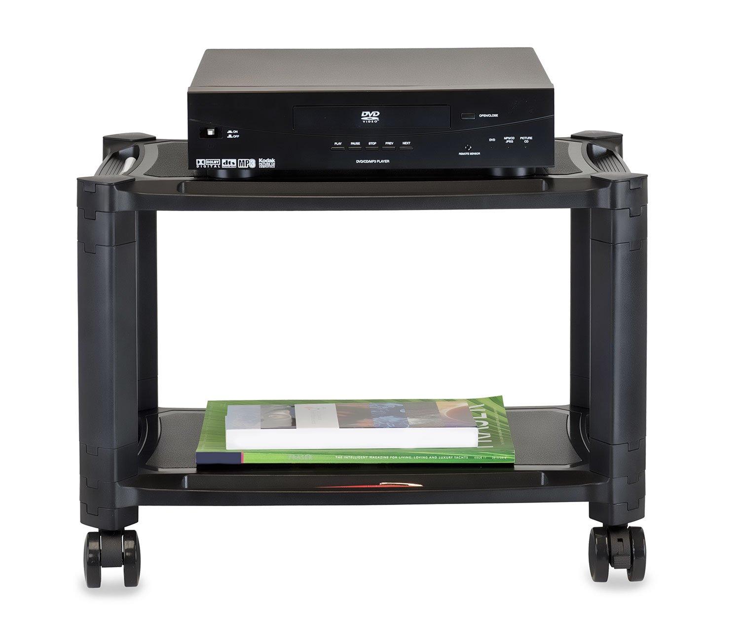 Mount-it Mount-It! Height Adjustable Under Desk Printer Stand with Wheels, Rolling Printer Cart