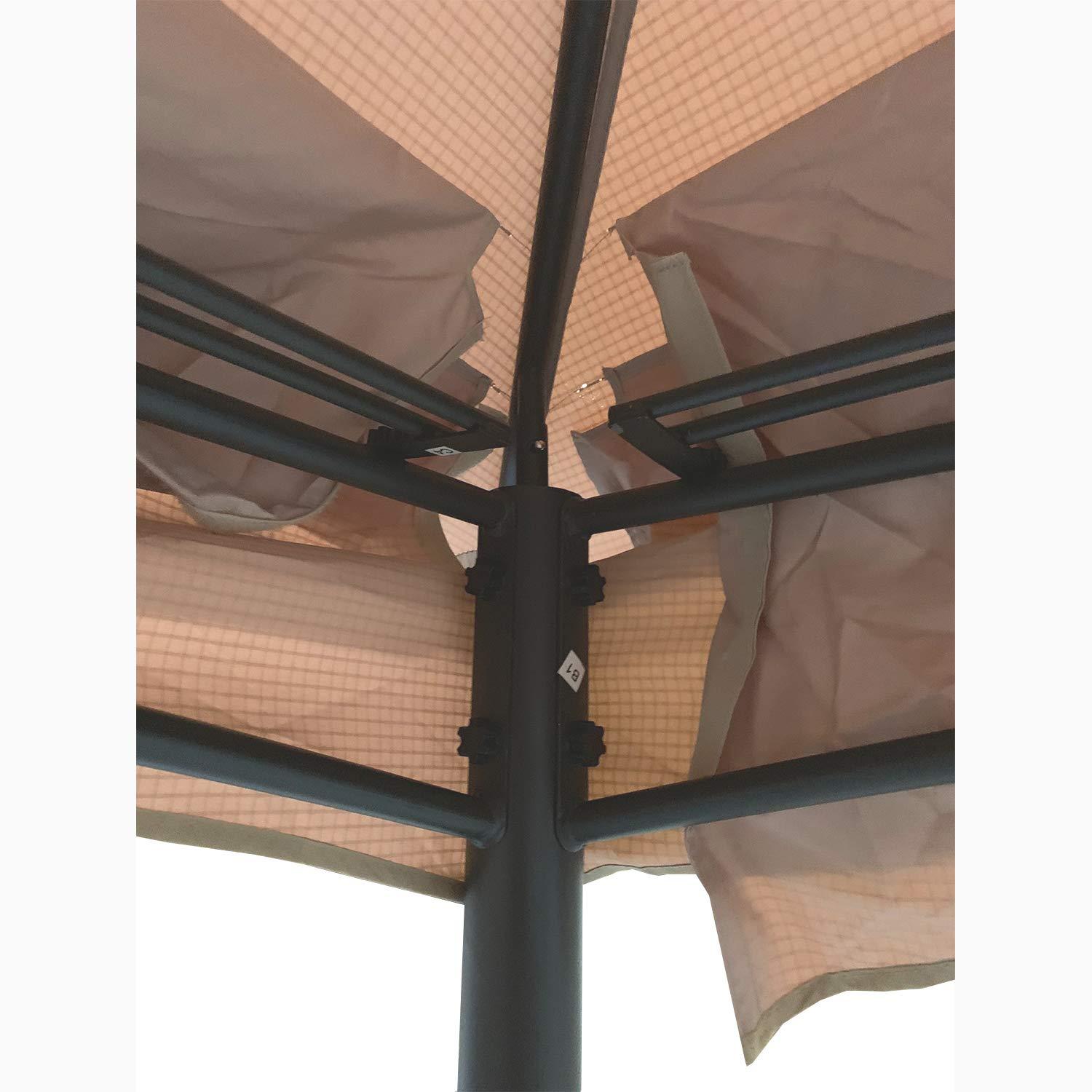 Garden Winds Replacement Canopy Top Cover for Turnberry Gazebo - RipLock 350