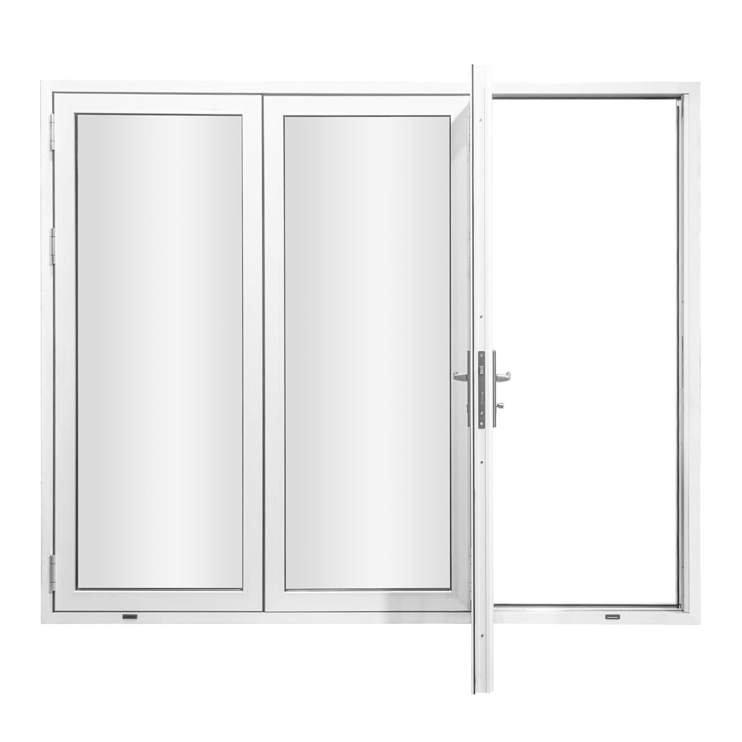 FOREVERDOORS Foever Doors 3 Panel, Folded Out, Folding Patio Door, Aluminum Folding Door