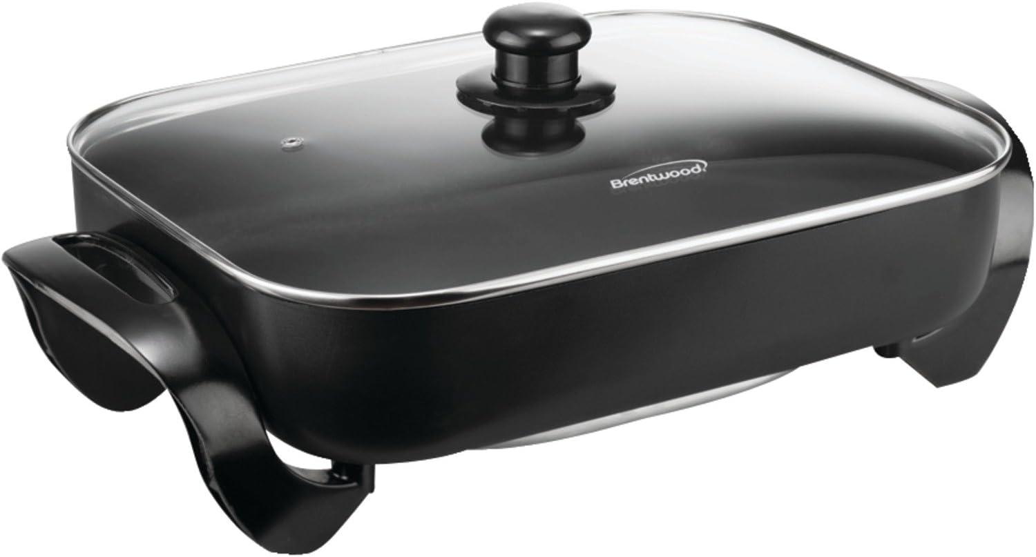 Brentwood Appliances Brentwood Appliances Non Stick Electric Skillet with Glass Lid