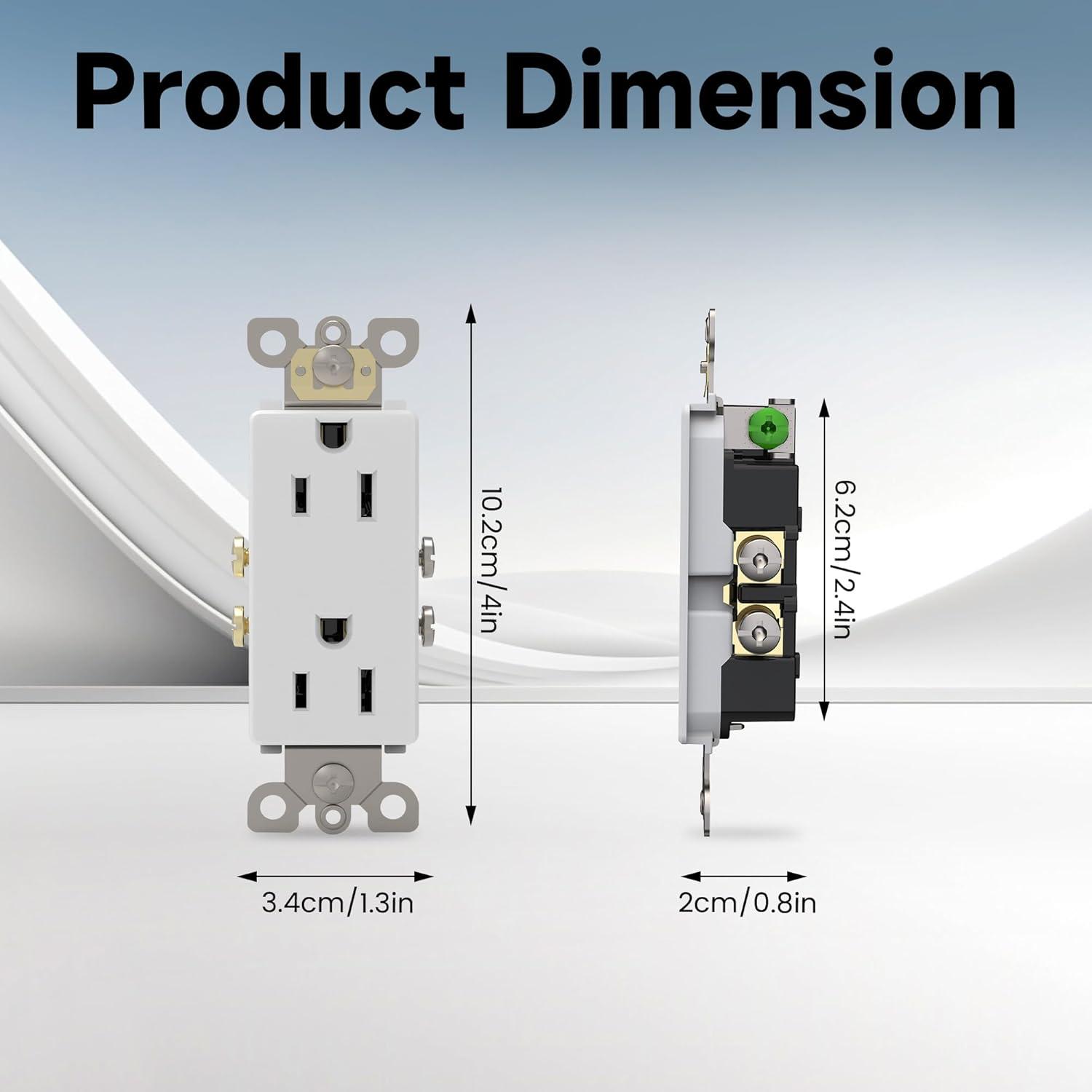 15 Tamper Resistant Decorator Outlet