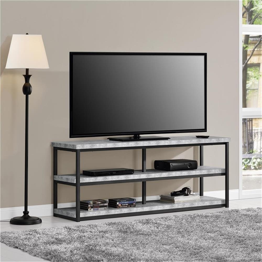 Ashlar TV Stand for TVs up to 65", Light Concrete