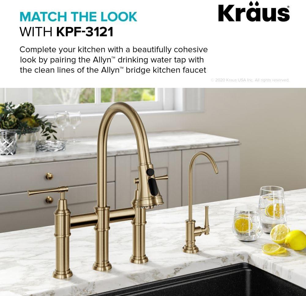 Kraus Purita 2-Stage Under-Sink Filtration System with Allyn Cold Water Dispensers