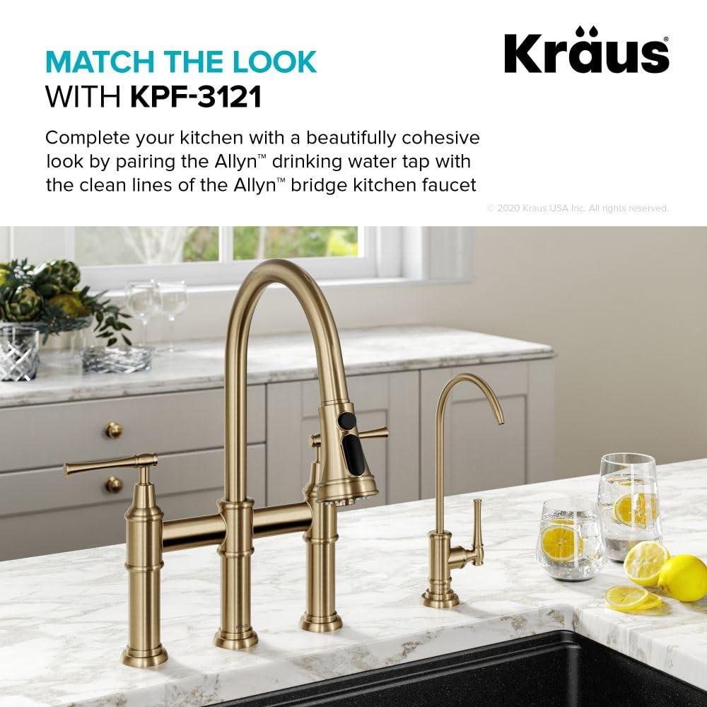 Kraus Purita 2-Stage Under-Sink Filtration System with Allyn Cold Water Dispensers
