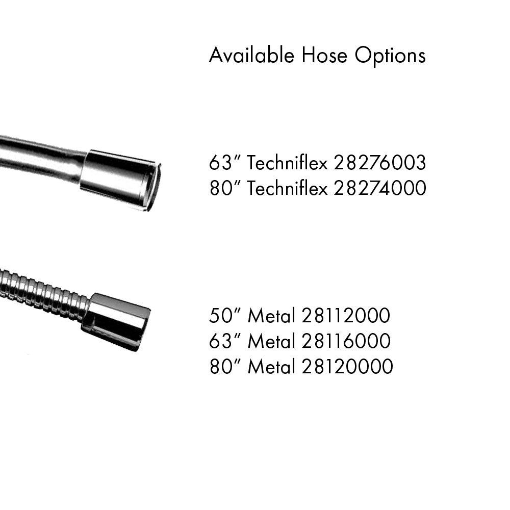 AXOR Starck Full/Standard Handheld Shower Head 2.5 GPM GPM 10531001