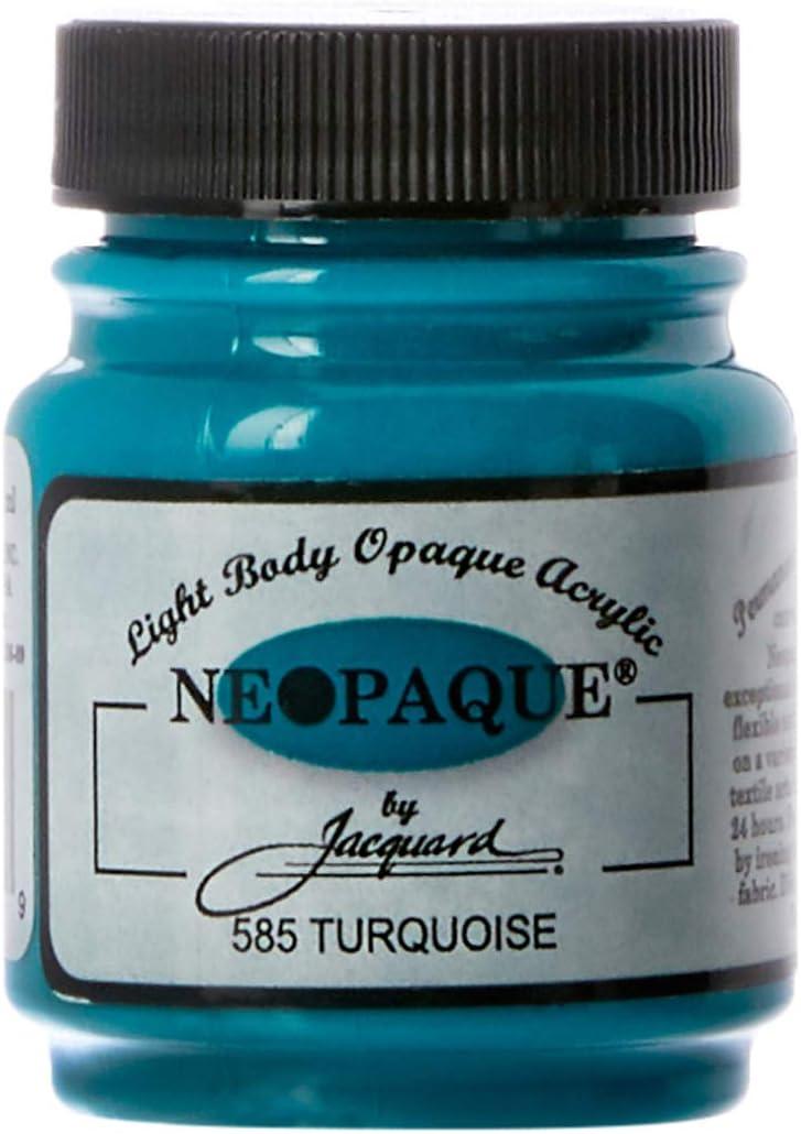 Turquoise 2.25 oz Acrylic Paint for Textiles and Crafts