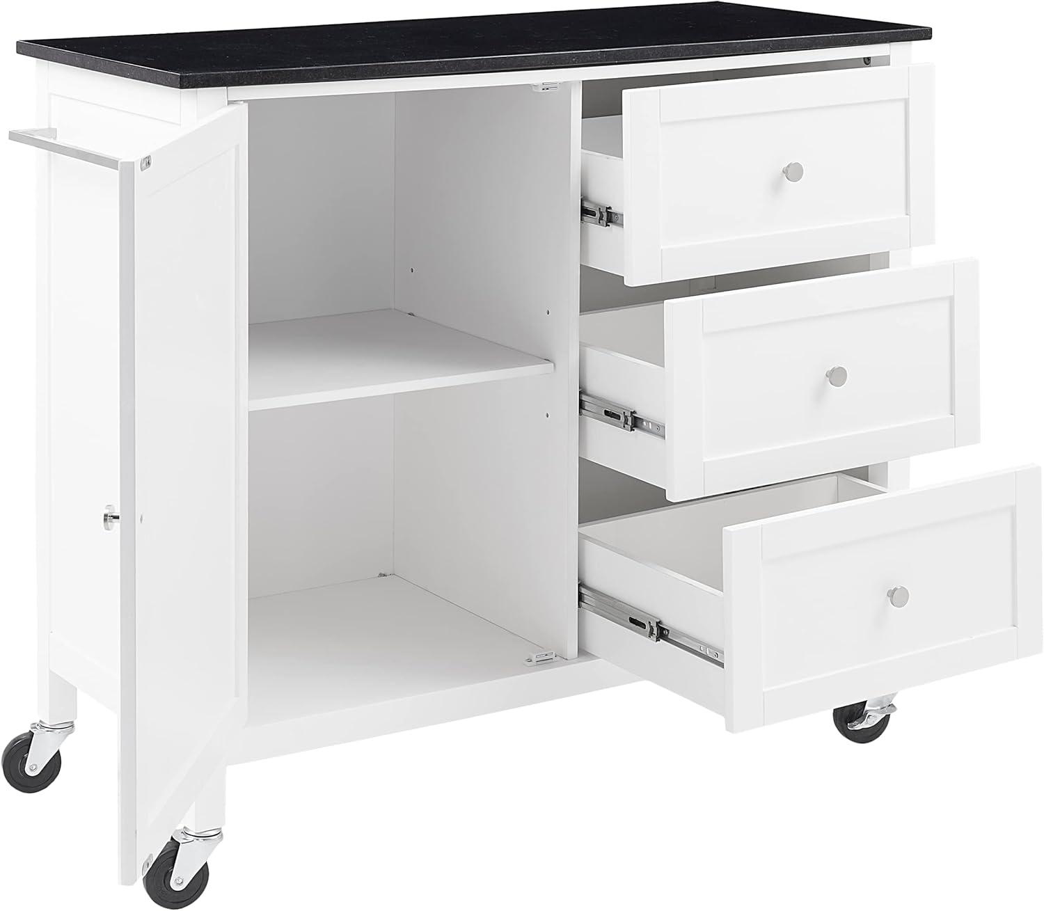 Soren Granite Top Kitchen Island/Cart - Crosley