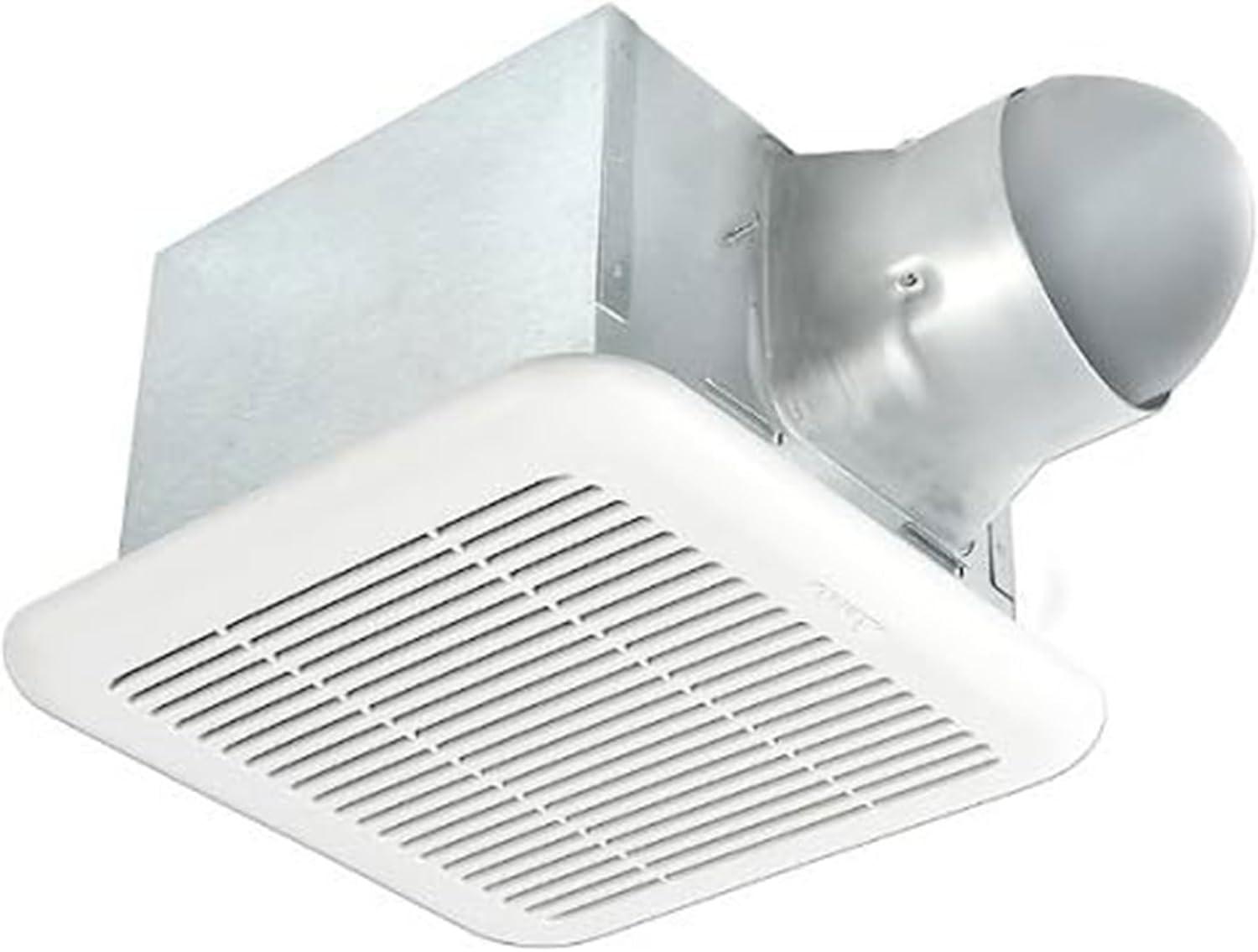 Delta Breez Signature Exhaust Bathroom Fan with Dual Speed, 80/110 CFM, White