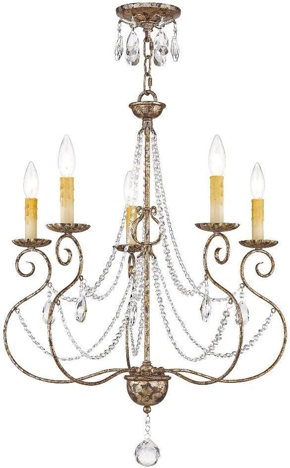Livex Lighting - Isabella - 5 Light Chandelier in French Country Style - 24
