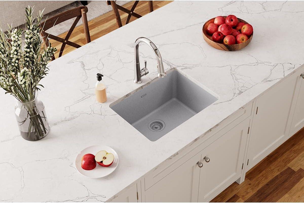Quartz Classic 24-5/8" x 18-1/2" x 9-1/2" Undermount Kitchen Sink