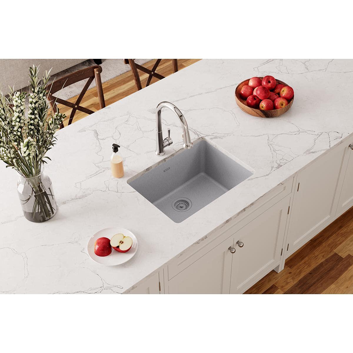 Quartz Classic 24-5/8" x 18-1/2" x 9-1/2" Undermount Kitchen Sink