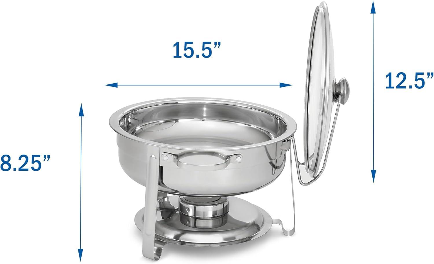 NUCU-Vollrath Home Food Chafer, 4-Quart, Polished Stainless Steel