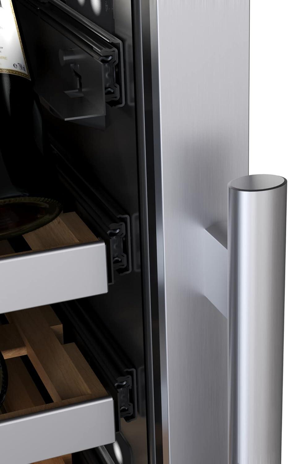 Avallon Awc243tszlh 24" Wide 150 Bottle Capacity Built-In Or Free Standing Wine Cooler -