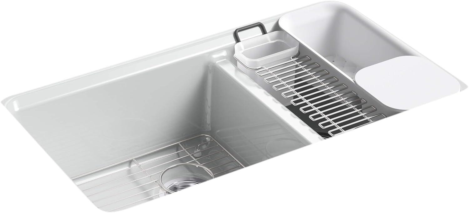 Riverby 33" L x 22" W Double Basin Undermount Kitchen Sink