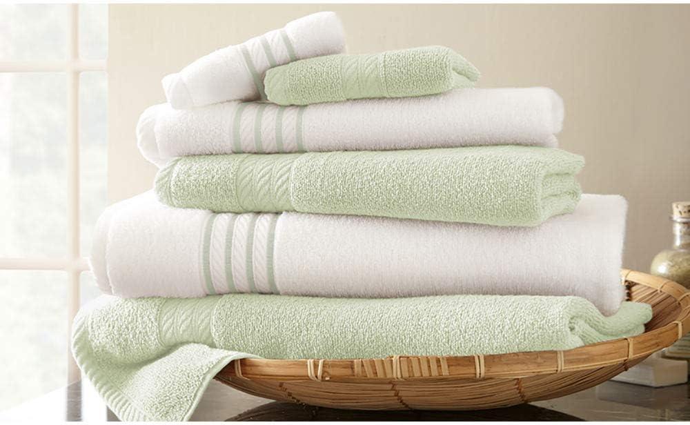 Modern Threads 6 Piece Quick Dry Stripe Towel Set.